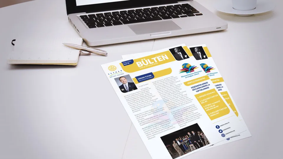 Seyhan Rotary — Bülten Tasarımı