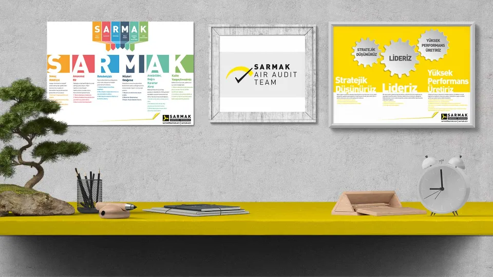 Sarmak Kompresör — Grafik Tasarım