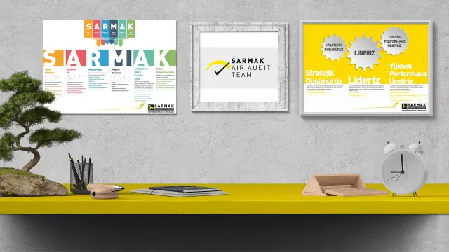 Sarmak Kompresör — Grafik Tasarım