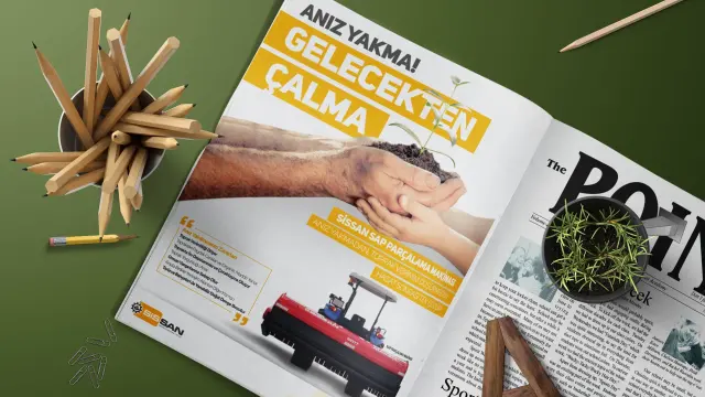 Sissan Makina — Gazete İlanı Tasarımı