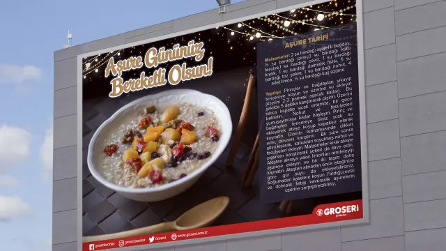 Groseri — Groseri Market — Açık Hava İlan Tasarımı