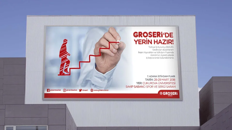 Groseri — Groseri Market — Açık Hava İlan Tasarımı