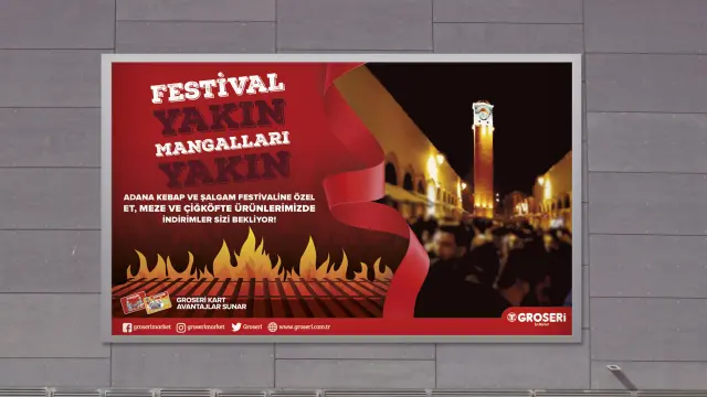 Groseri — Billboard Tasarımı
