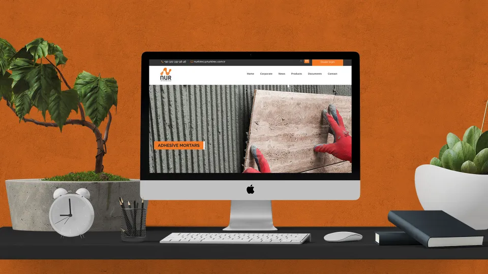 Nur Yapı Kimyasalları — İnternet Sitesi Tasarımı