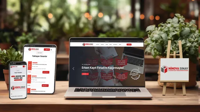 Ninova Sınav — İnternet Sitesi Tasarımı