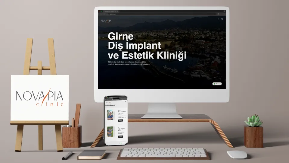 Novapia Clinic — İnternet Sitesi Tasarımı