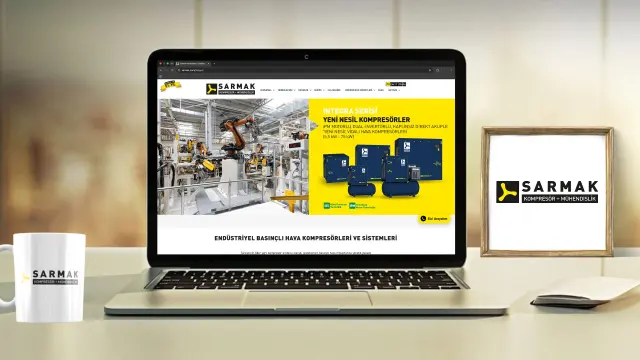 Sarmak Kompresör — İnternet Sitesi Tasarımı